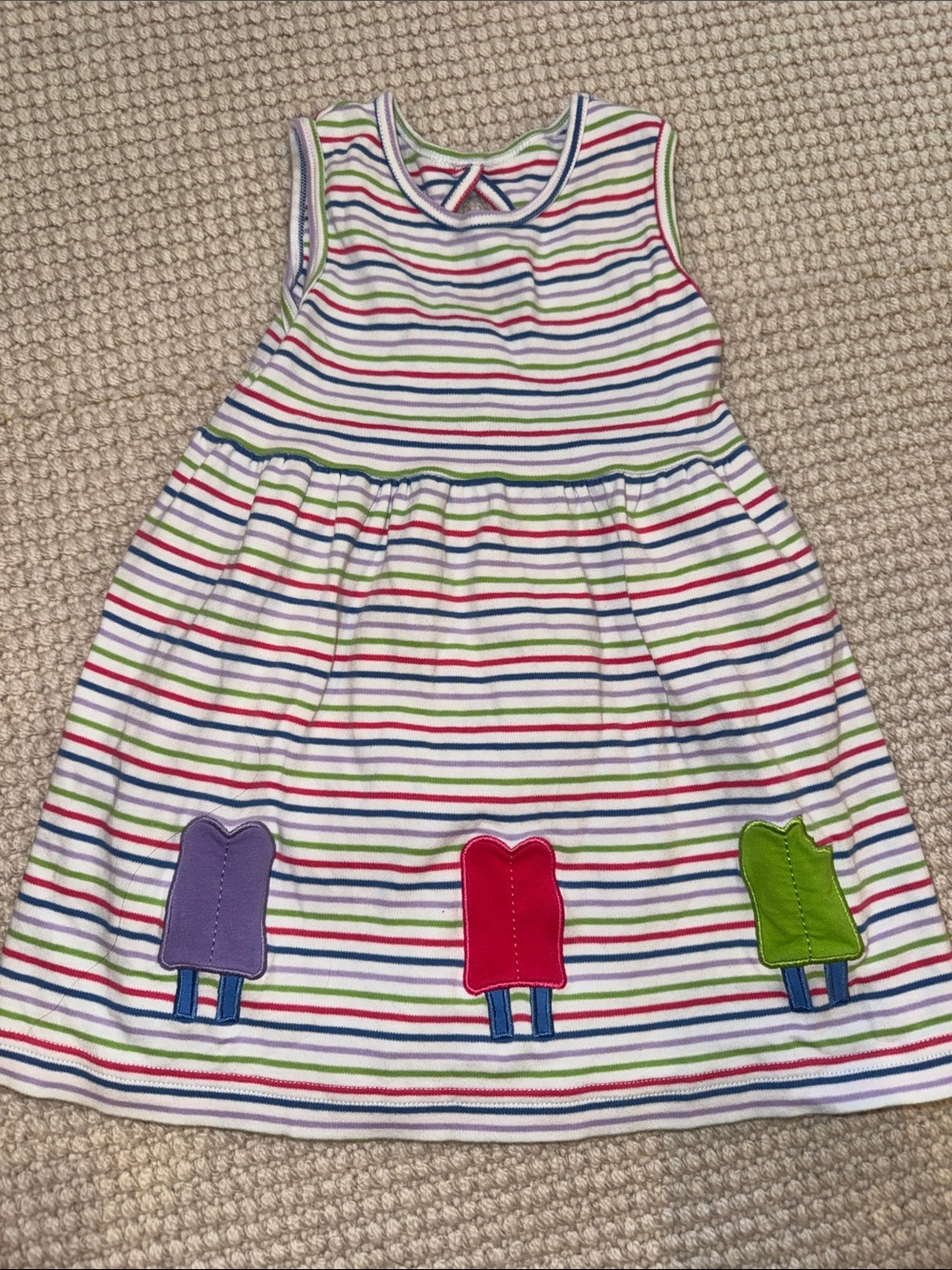 Florence Eisman Stripe Knit Popsicle Dress 3t